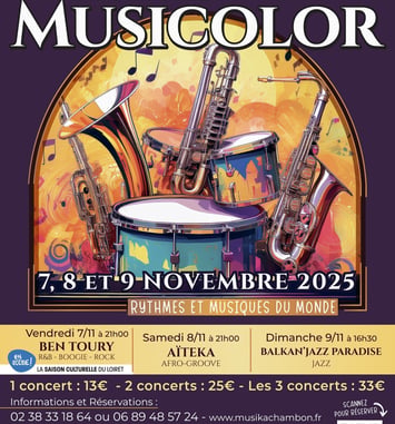 Festival Musicolor 2025 affiche