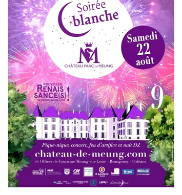 Soirée Blanche au Château de Meung !
