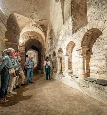 Visite guidée de la crypte Saint-Aignan