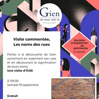 Visite commentée "Les noms des rues" de Gien