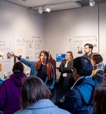 Visite guidée du Musée Mémorial et présentation des photographies de la rafle du billet vert