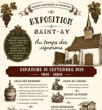 Exposition "Saint-Ay au temps des vignerons"