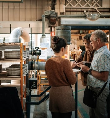 Visite guidée de l'usine de fabrication