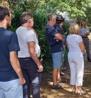 Promenade découverte avec un agent de l'Office Français de la Biodiversité