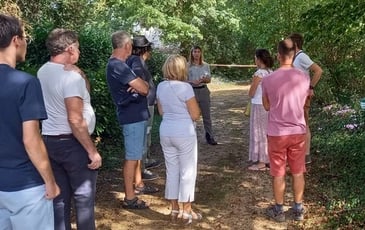 Promenade découverte avec un agent de l'Office Français de la Biodiversité