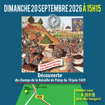 Découverte du champ de la bataille de Patay