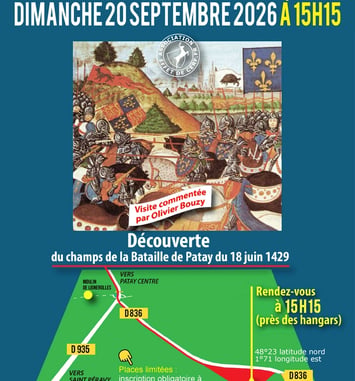 Découverte du champ de la bataille de Patay
