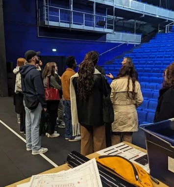 Visite du théâtre d'Orléans