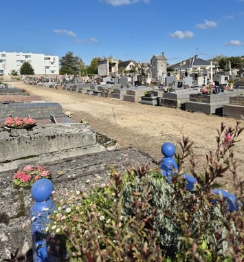 Visite du cimetière du Bourg