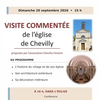 Visite commentée de l'église Saint-Germain de Chevilly