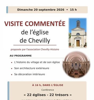 Visite commentée de l'église Saint-Germain de Chevilly